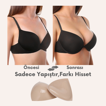 Görünmez Push-Up Ped - Sütyensiz Yapışkanlı Destek