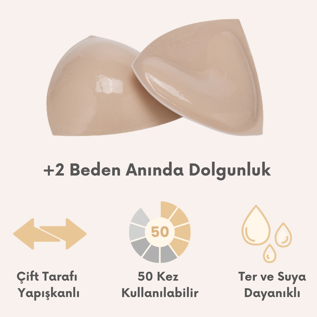 Görünmez Push-Up Ped - Sütyensiz Yapışkanlı Destek